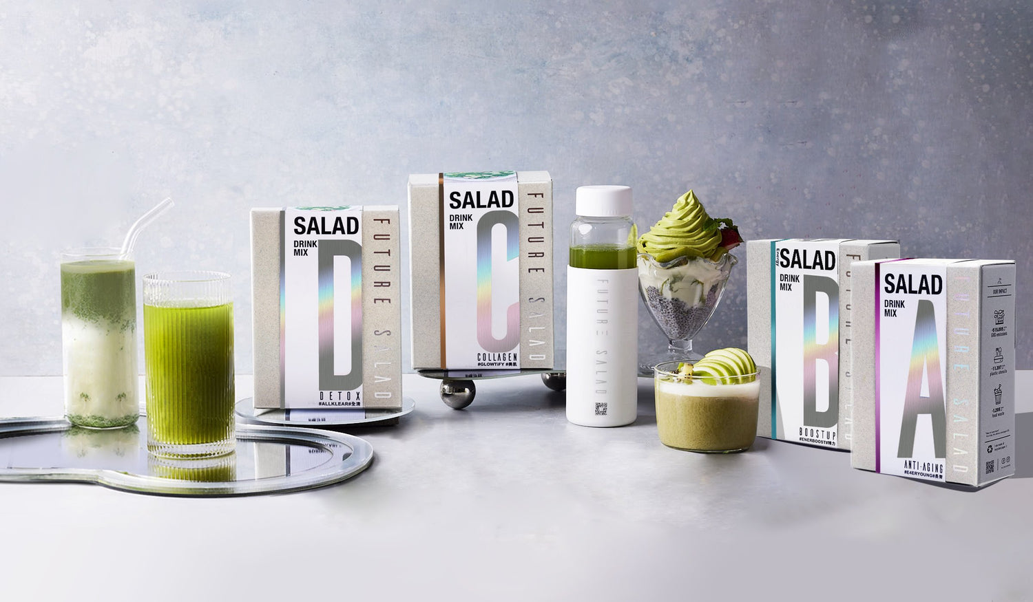 Future Salad 沖調水樽、環保袋、禮品卡